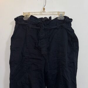 Lucky Brand Navy Paperbag Waist Pants